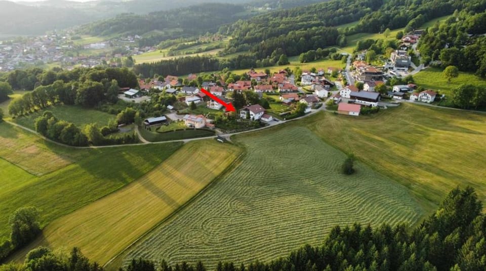 Property building, Day, Neighbourhood, Natural landscape, Bird's eye view