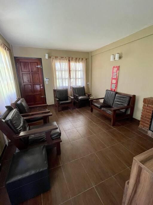 Living room, fireplace