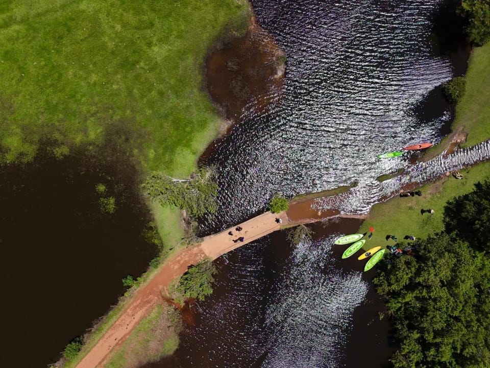 Nearby landmark, Day, Natural landscape, Bird's eye view, Lake view, River view