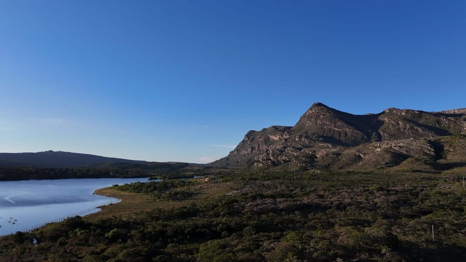 Nearby landmark, Day, Natural landscape, Lake view, Mountain view, River view