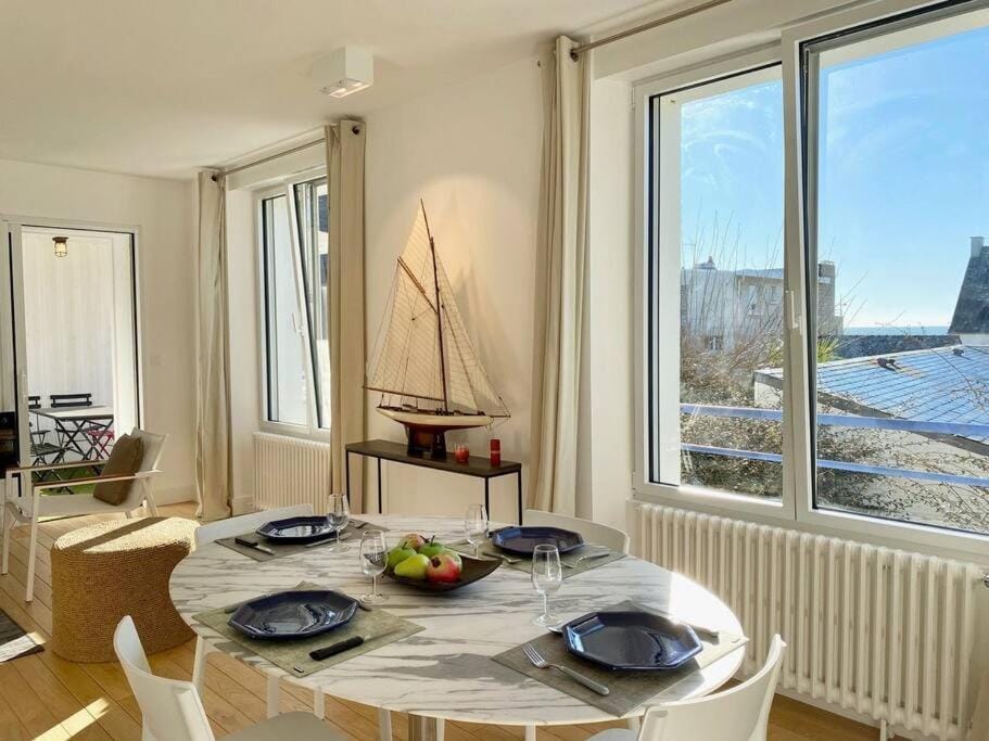 Appartement proche plage avec vue mer Apartment in Carnac