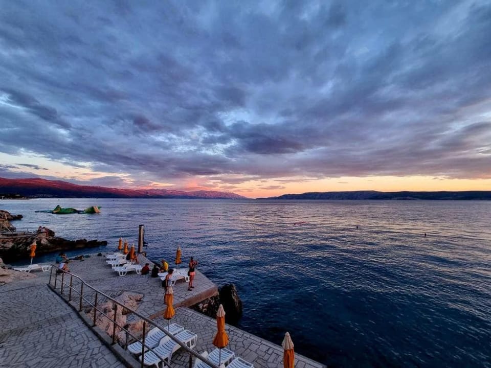 Natural landscape, Sea view, Sunset