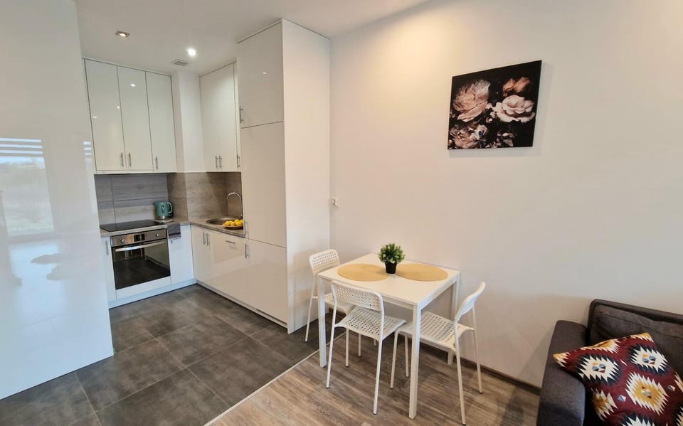 Kitchen or kitchenette, Living room, Dining area, pet friendly, stove