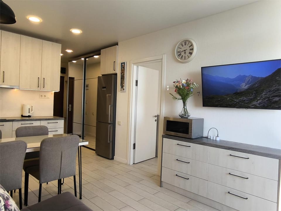Living room, Photo of the whole room, microwave, wardrobe