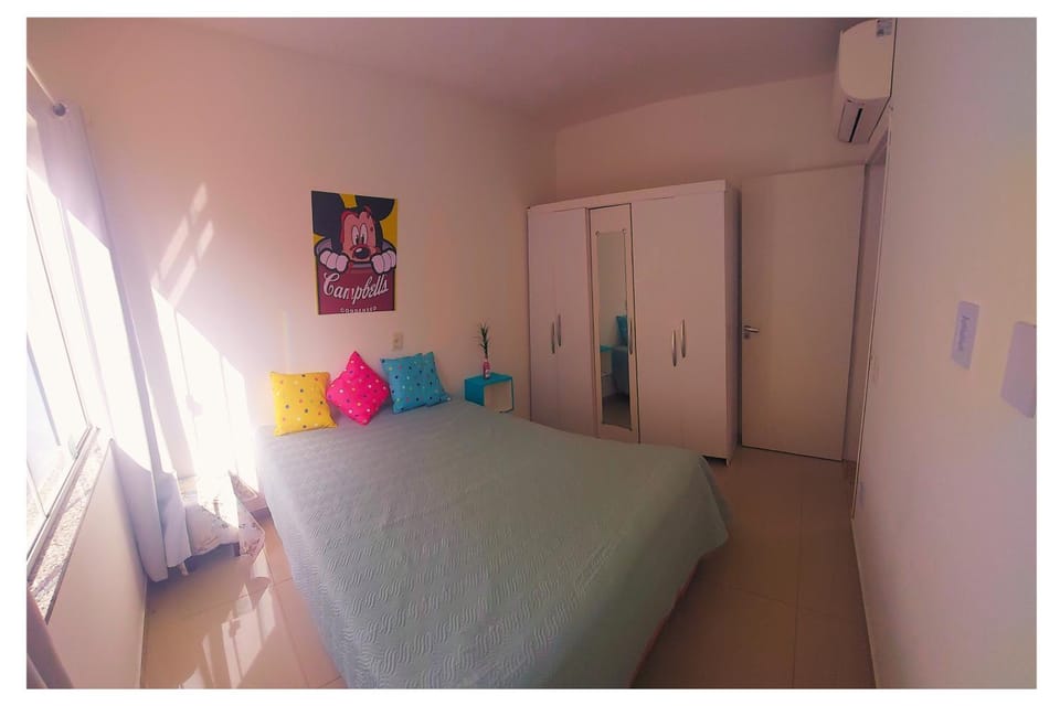Bed, Photo of the whole room, Bedroom, wardrobe, air conditioner
