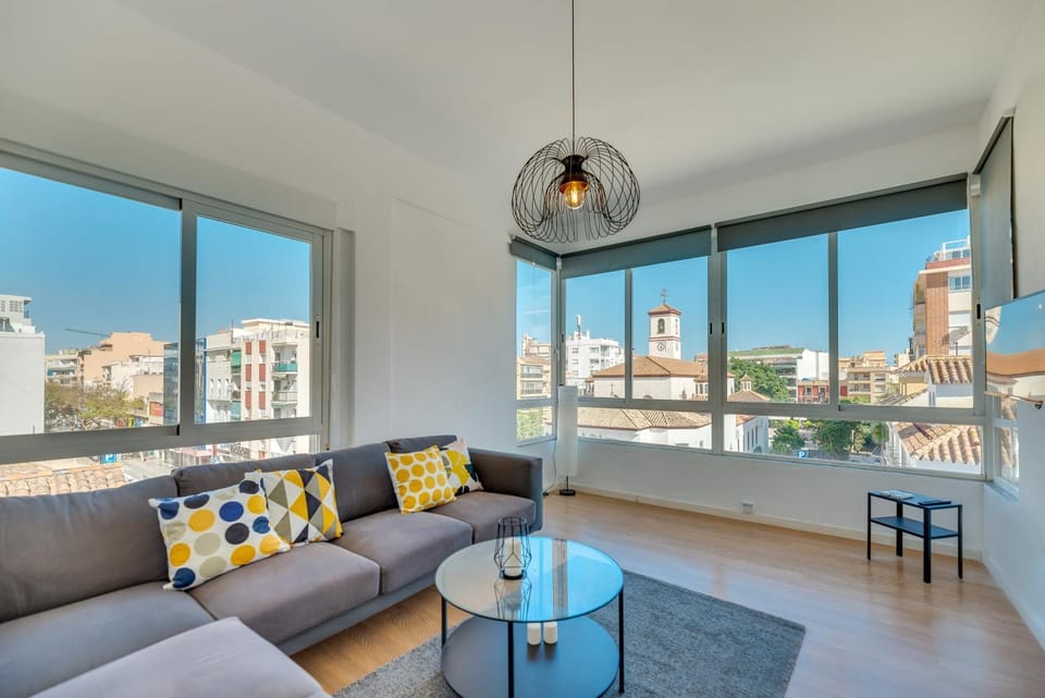 Living room, City view