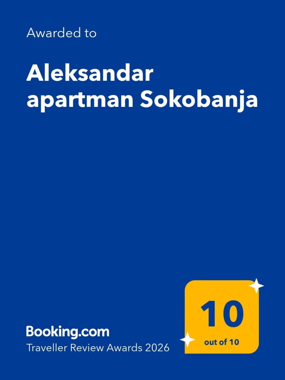 Aleksandar apartman Sokobanja Apartment in Serbia