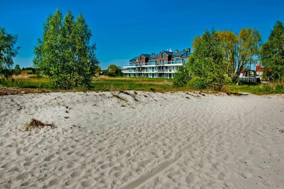 Apartament nad zatoką z ogródkiem Apartment in Pomeranian Voivodeship