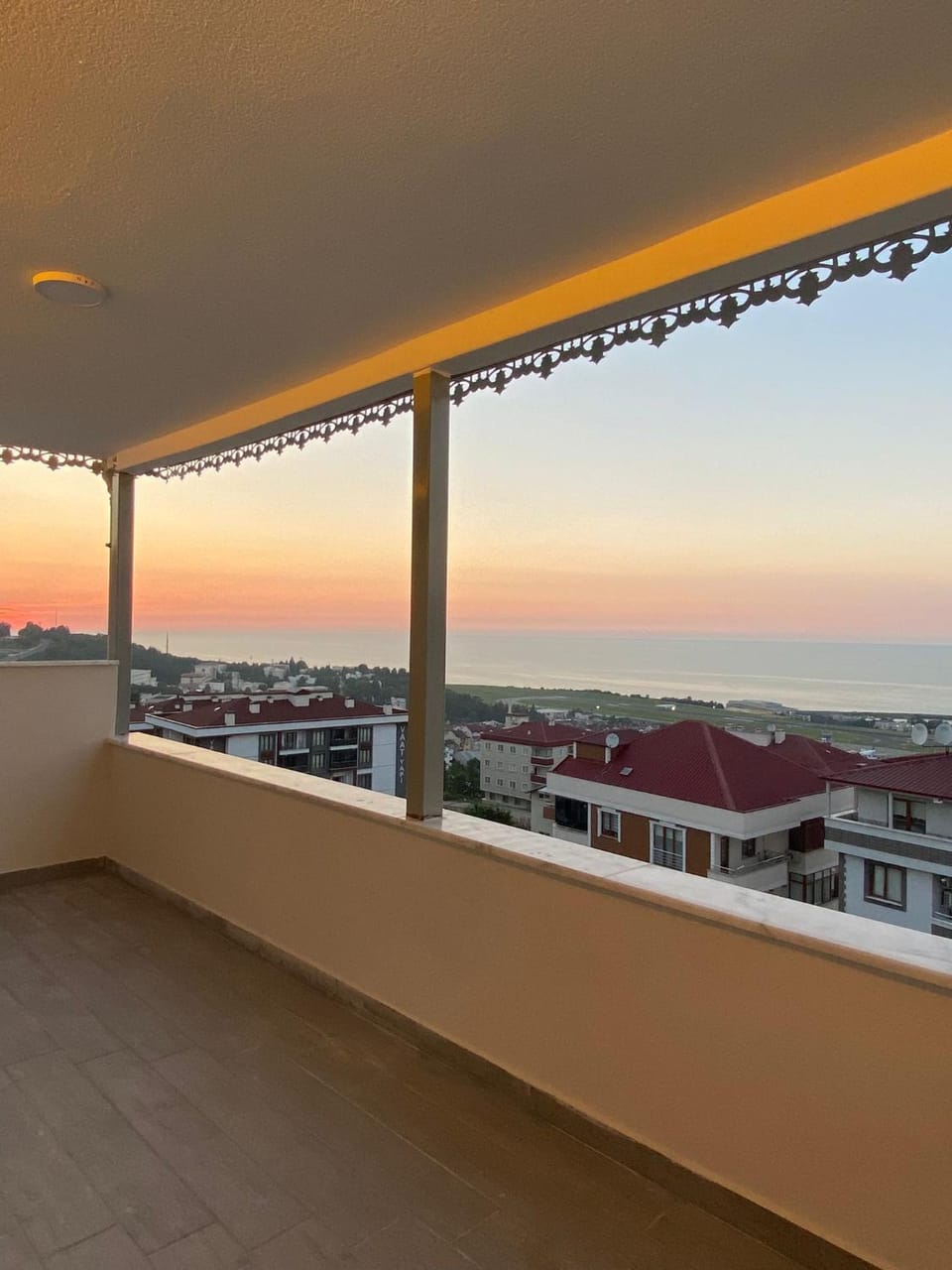 Day, Natural landscape, View (from property/room), Balcony/Terrace, Sea view, Sunrise, Sunset