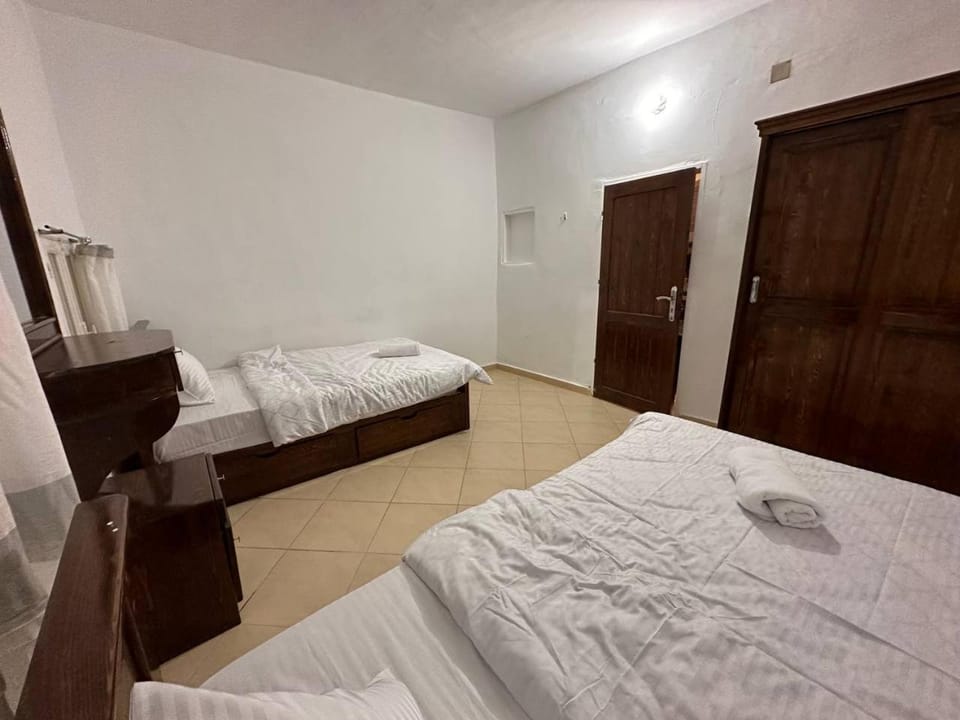 Bed, Photo of the whole room, Bedroom, towels, wardrobe
