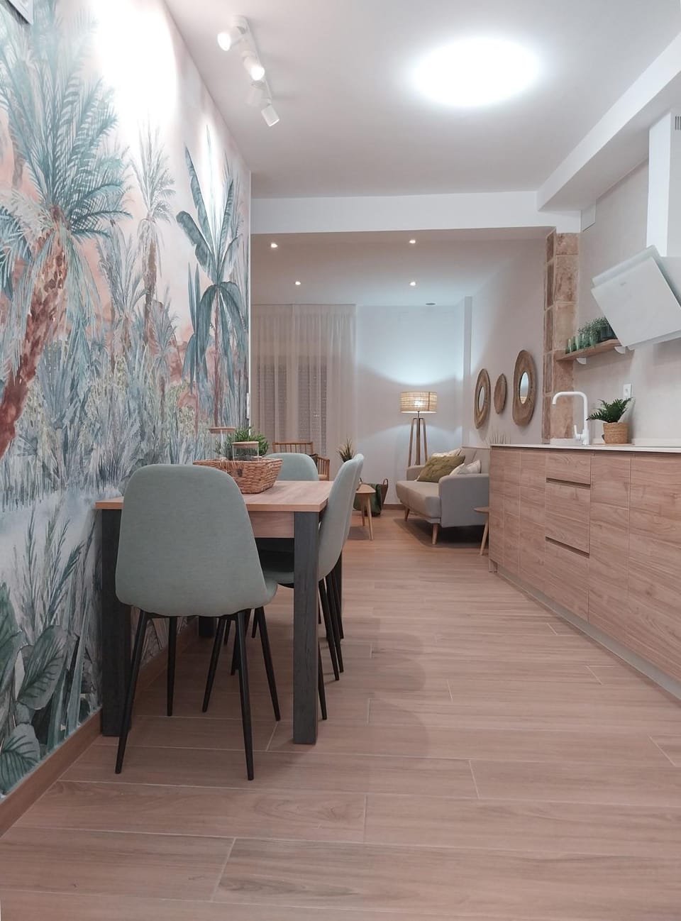 Kitchen or kitchenette, Living room, Lounge or bar, Dining area
