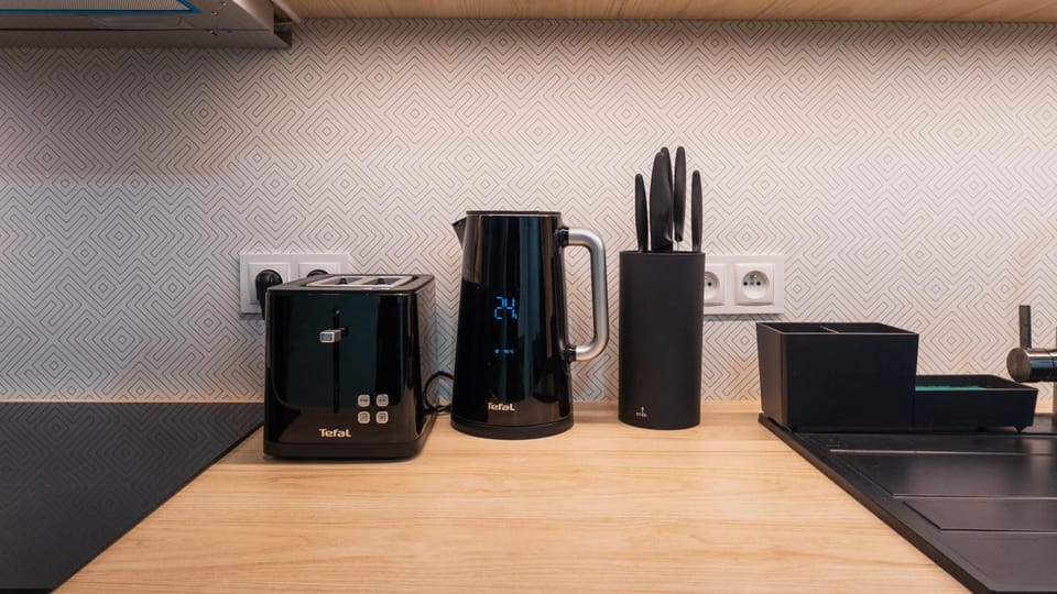 Coffee/tea facilities, Kitchen or kitchenette, toaster