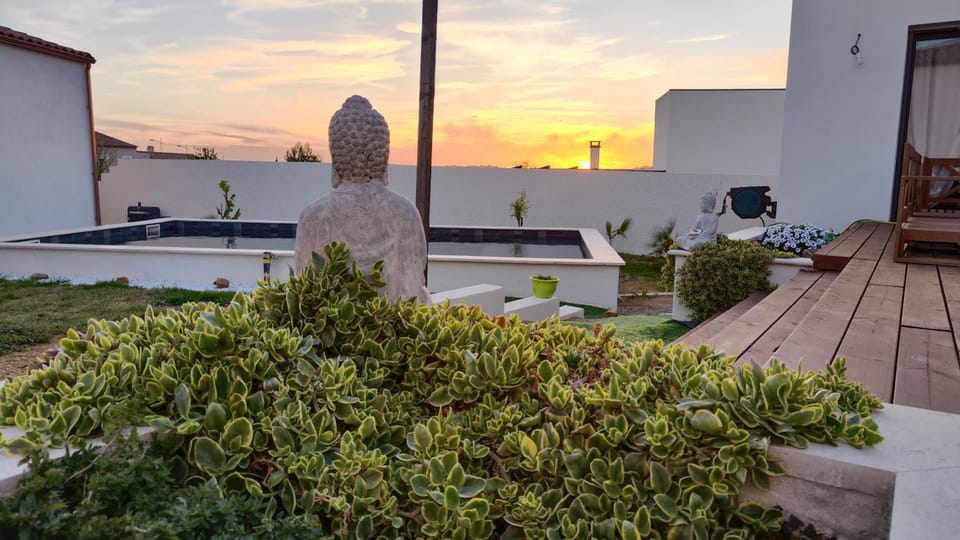 Patio, Natural landscape, Garden, Pool view, Swimming pool