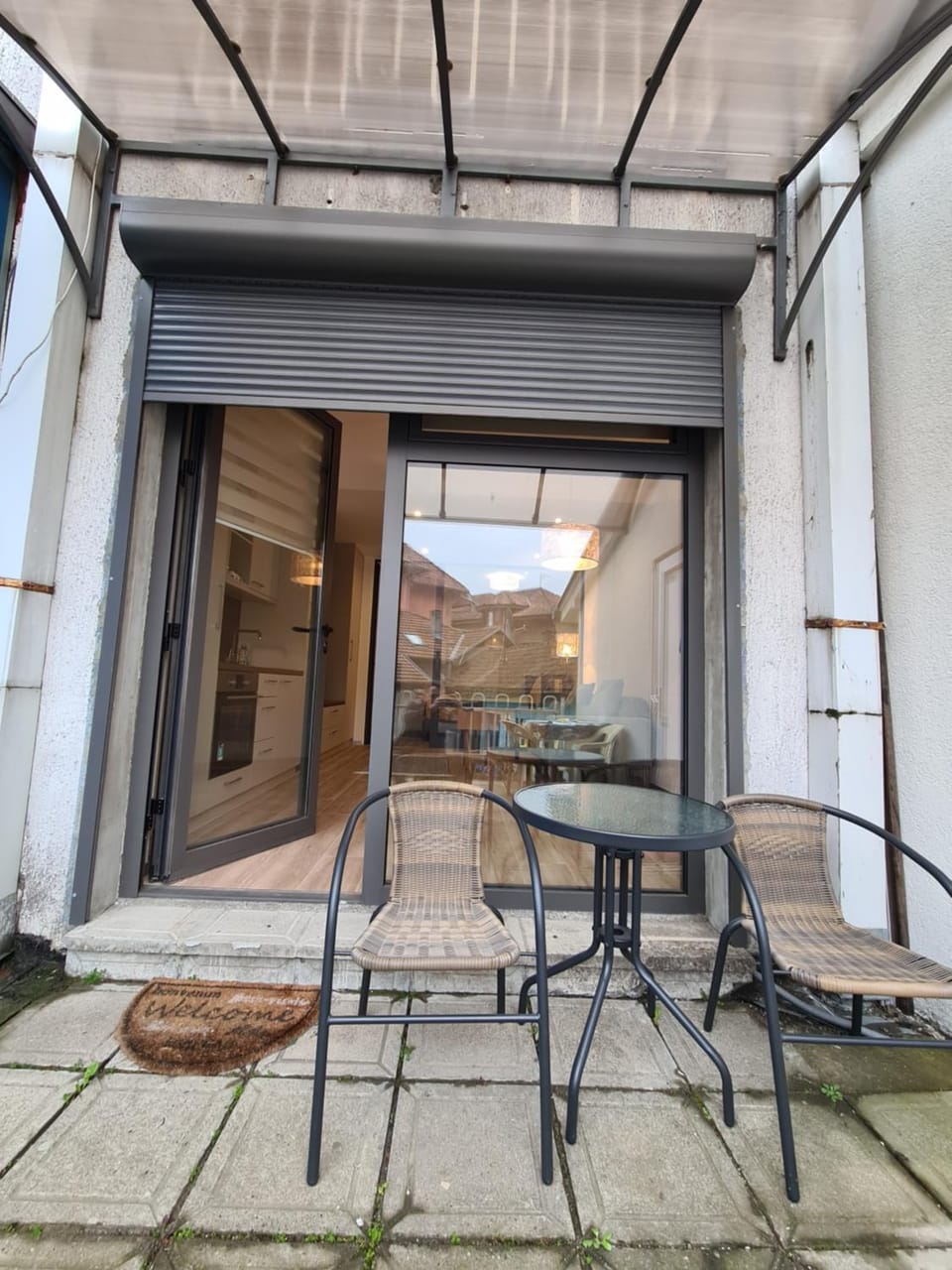 Property building, Patio