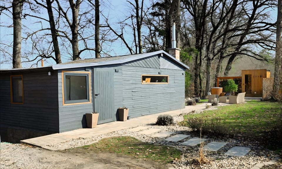 Property building, Garden, Sauna, Garden view