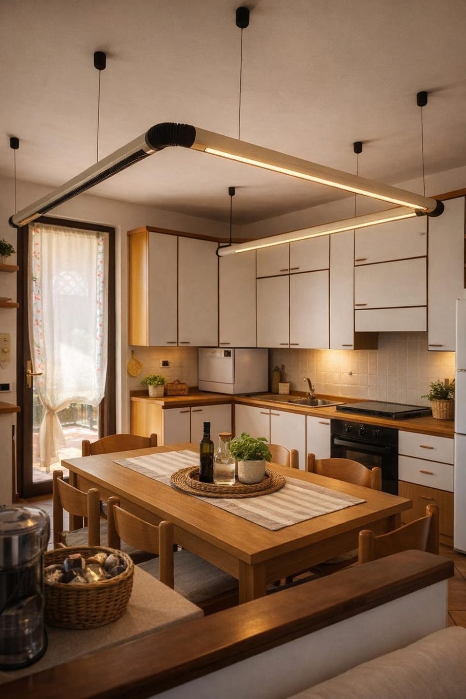 Kitchen or kitchenette, Dining area