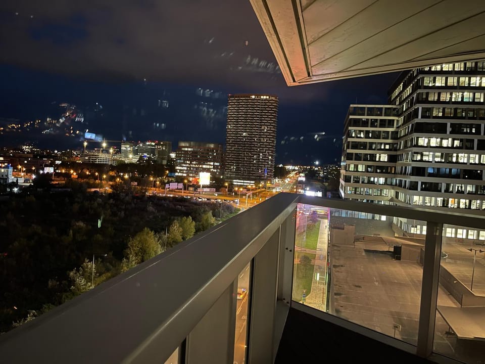 Night, View (from property/room), Balcony/Terrace, City view