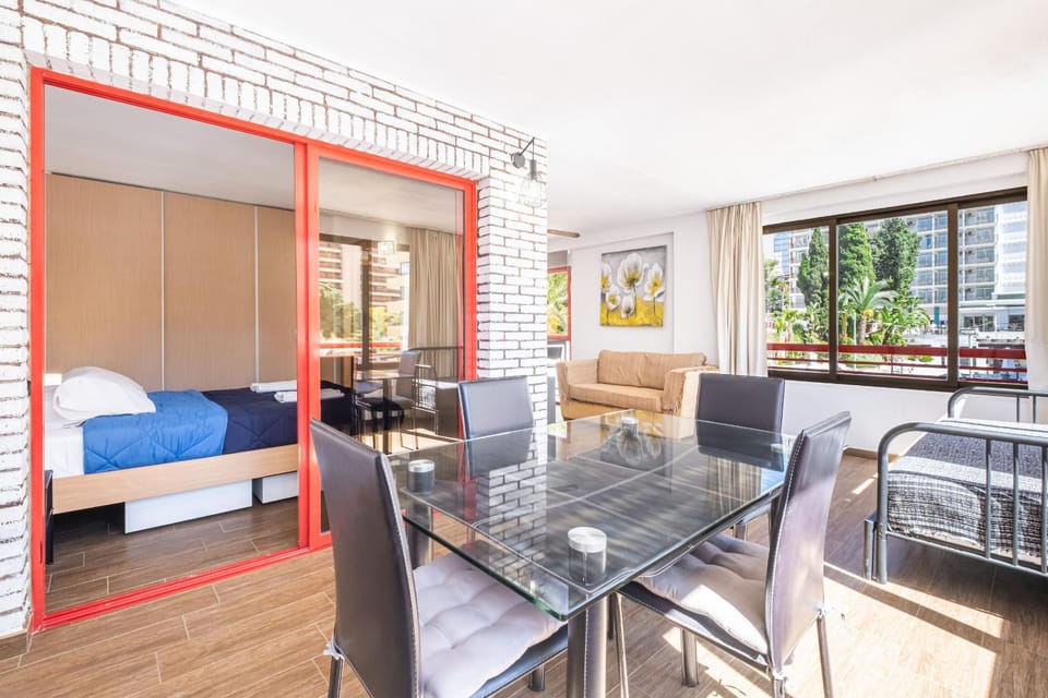 Living room, Dining area, Bedroom