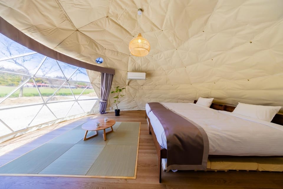 Bed, Living room, Photo of the whole room, Bedroom, air conditioner