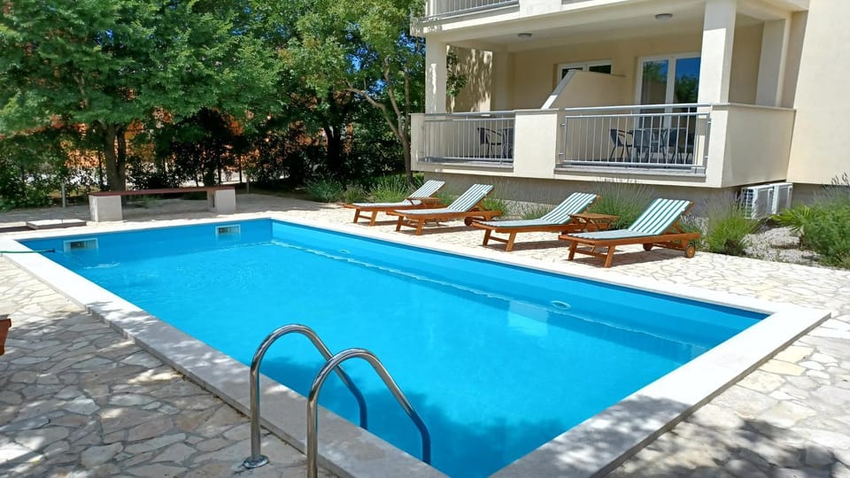 Property building, Pool view, Swimming pool