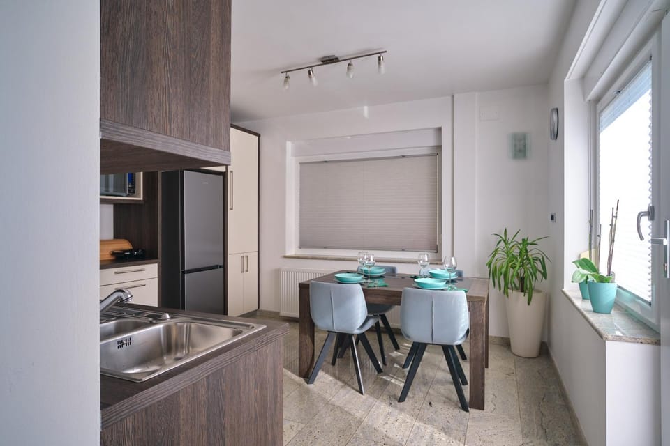 Kitchen or kitchenette, Dining area, minibar, pet friendly, stove