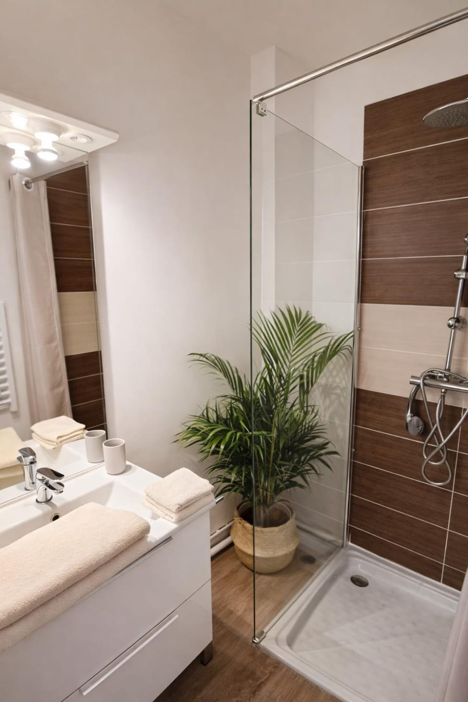 Shower, Bathroom, towels