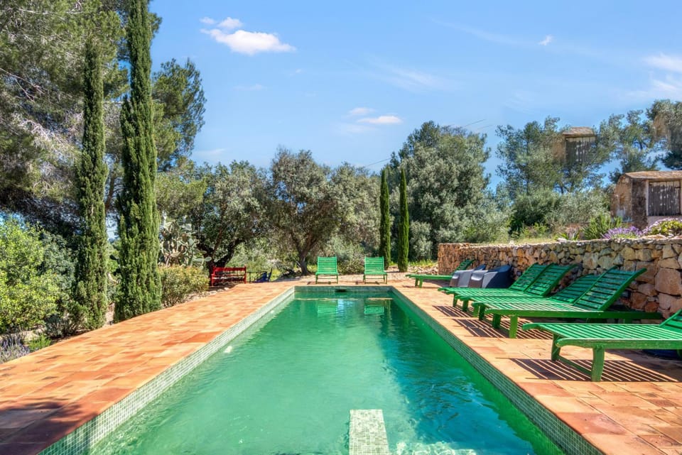Property building, Living room, Swimming pool