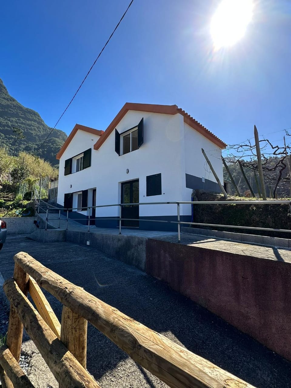 Property building, Natural landscape, Mountain view