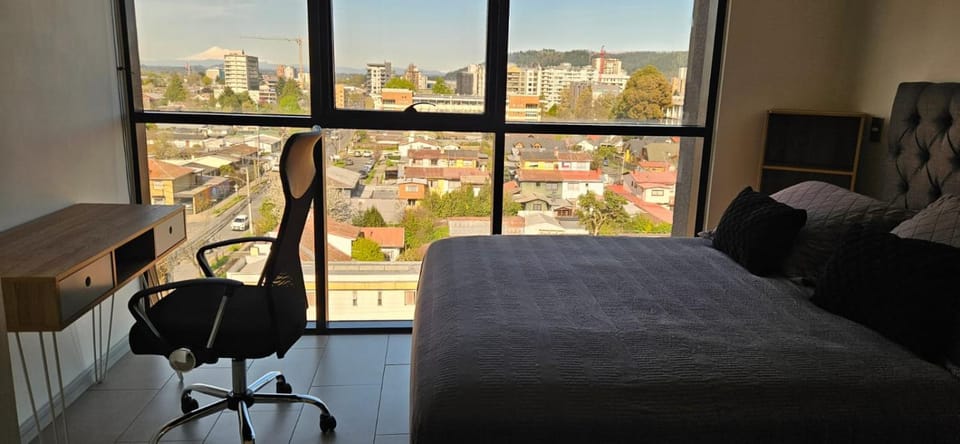 Bed, Living room, Bedroom