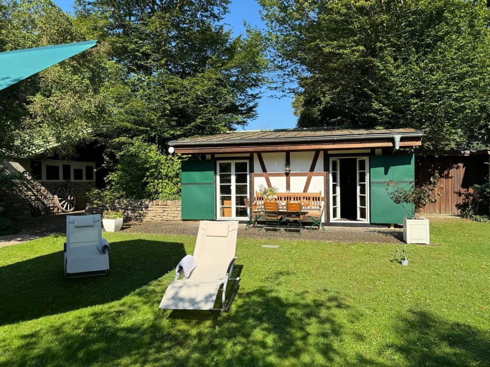 Property building, Balcony/Terrace, Garden view, sunbed