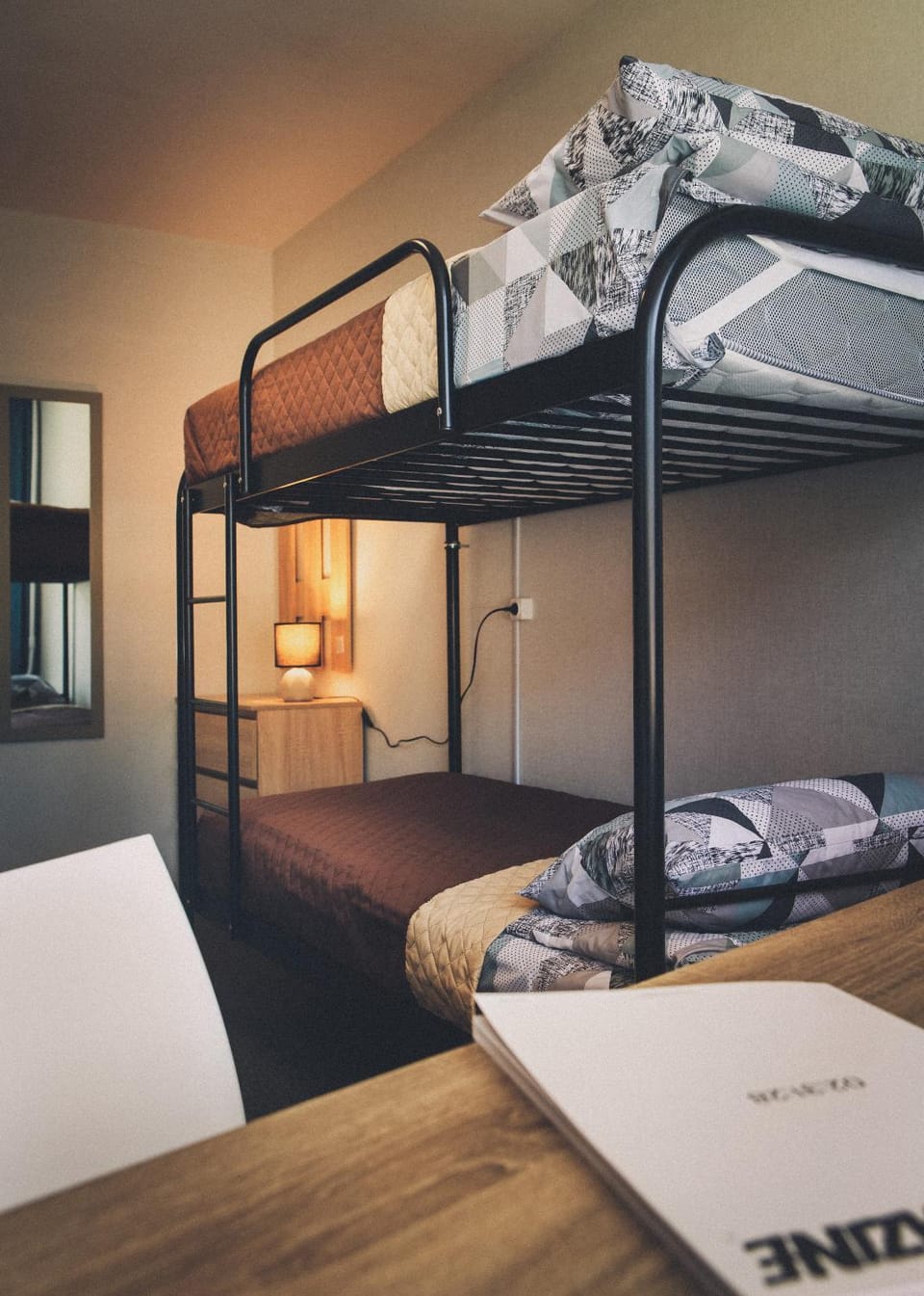 Bed, Photo of the whole room, Bedroom, bunk bed