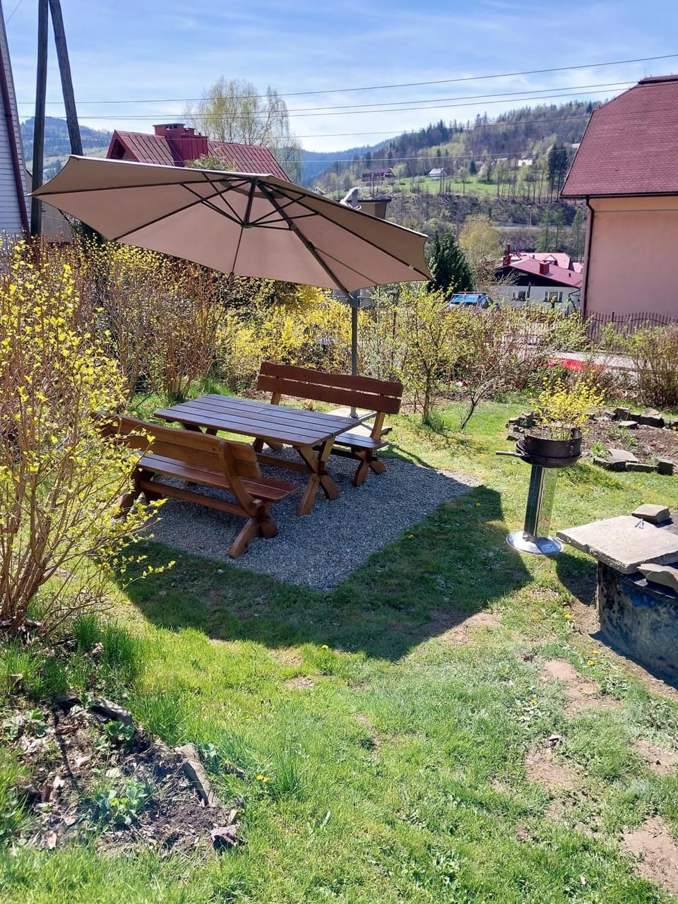BBQ facilities, Garden view
