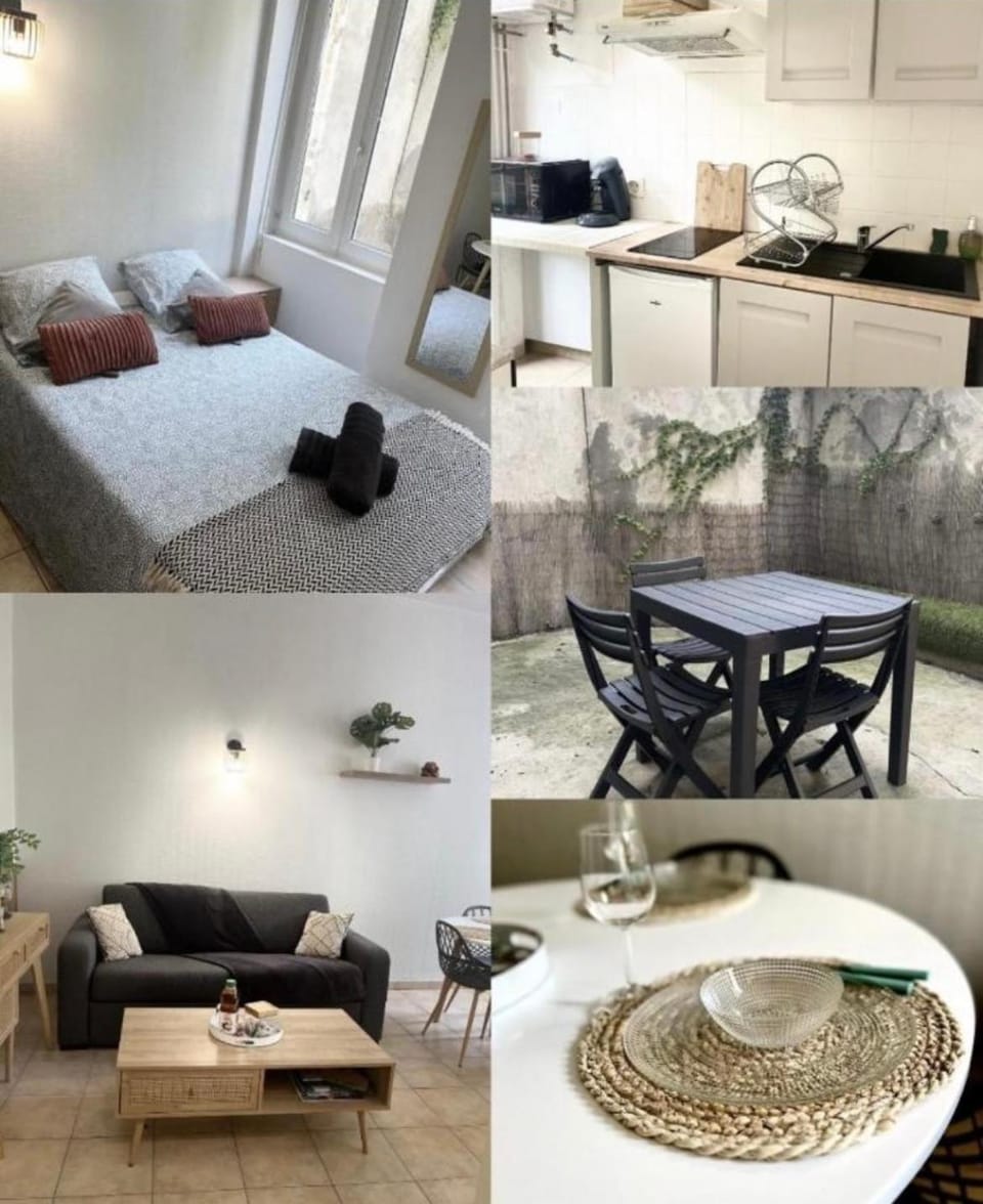 Cosy T1 30m2 avec cour en plein cœur de ville Apartment in Marmande