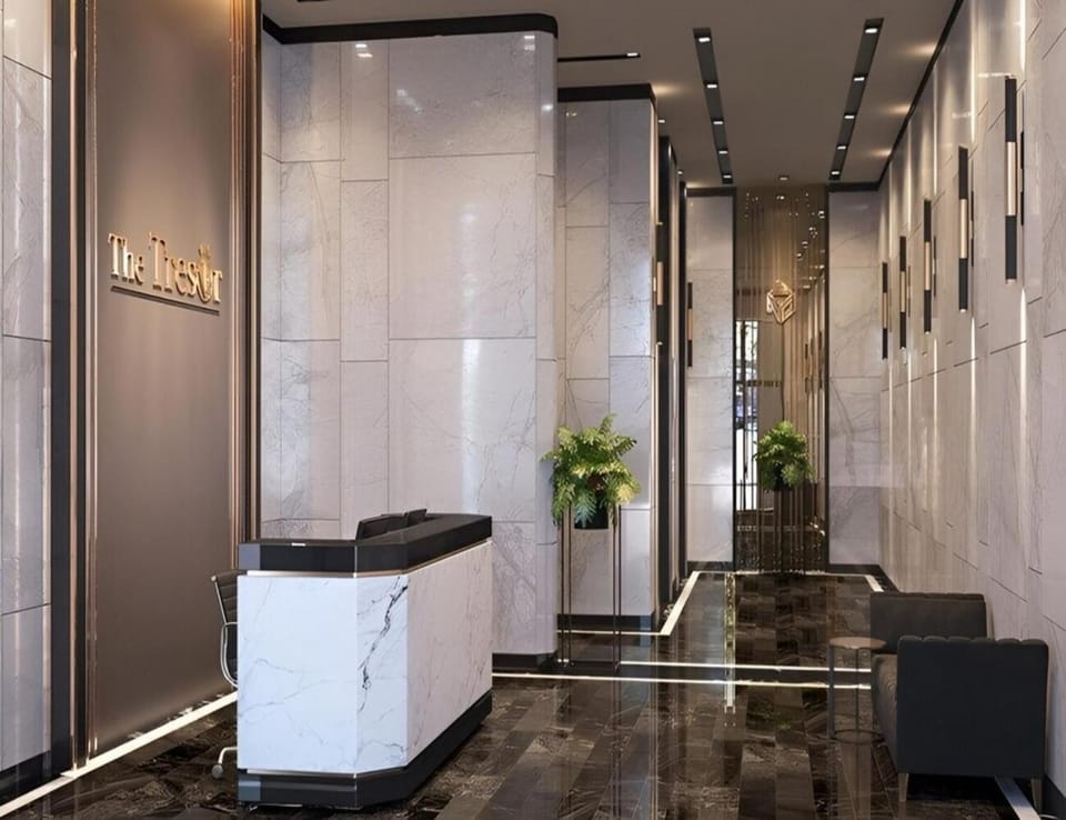 Living room, Lobby or reception, elevator