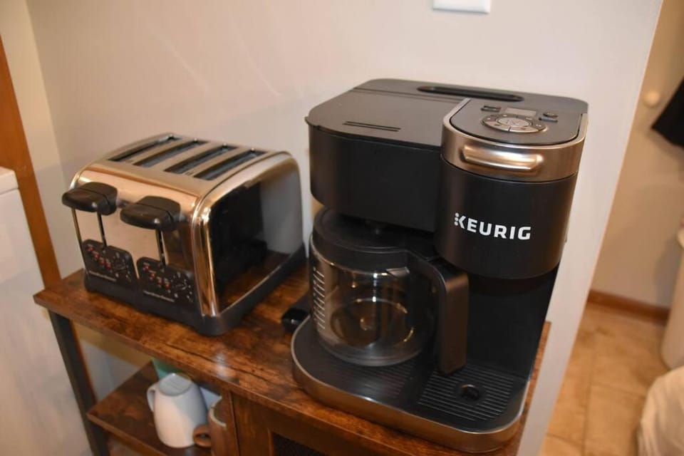 Coffee/tea facilities, Kitchen or kitchenette, toaster