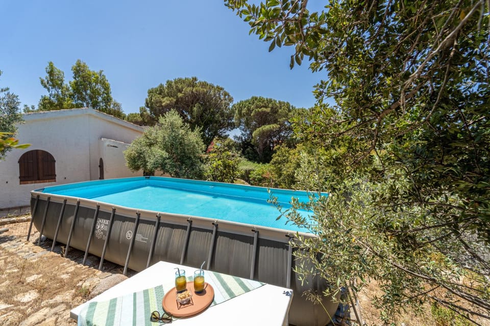 Property building, Living room, Swimming pool