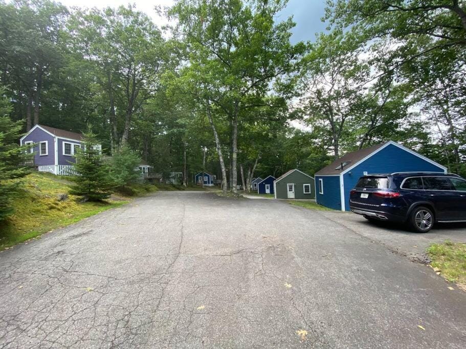 Neighbourhood, Natural landscape, Street view, Parking