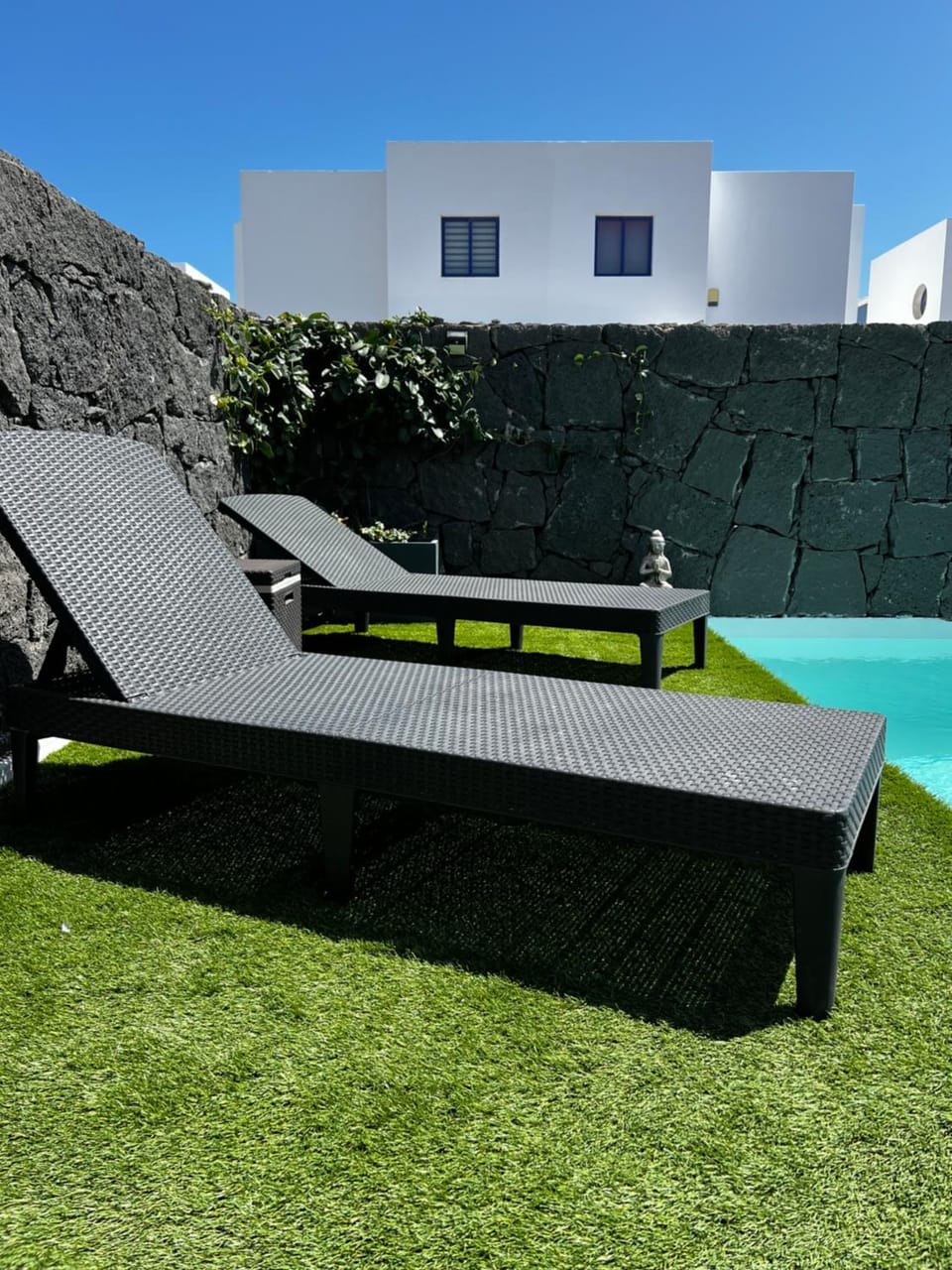 Garden, Pool view, Swimming pool, sunbed