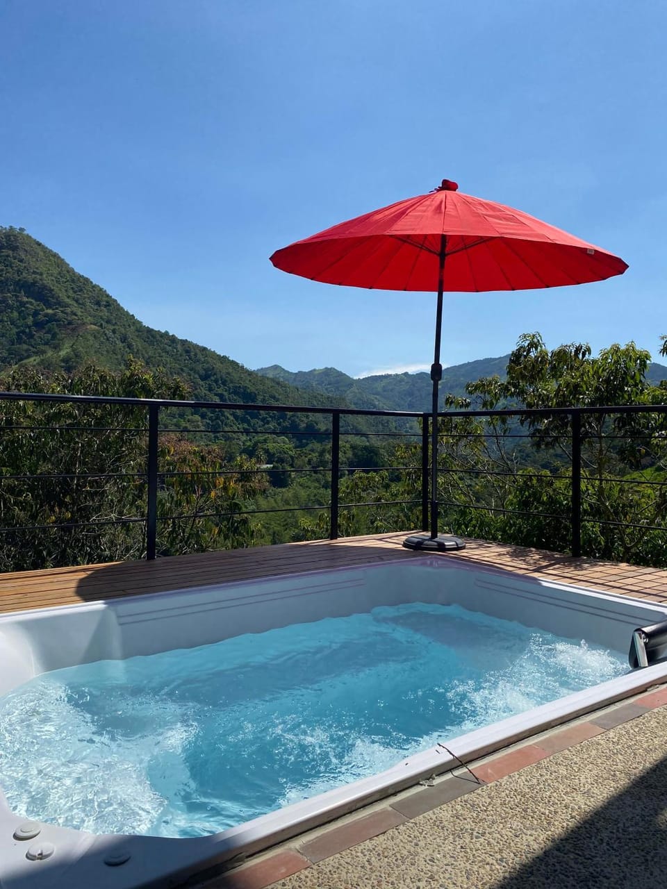 Natural landscape, Hot Tub, Hot Tub, Mountain view