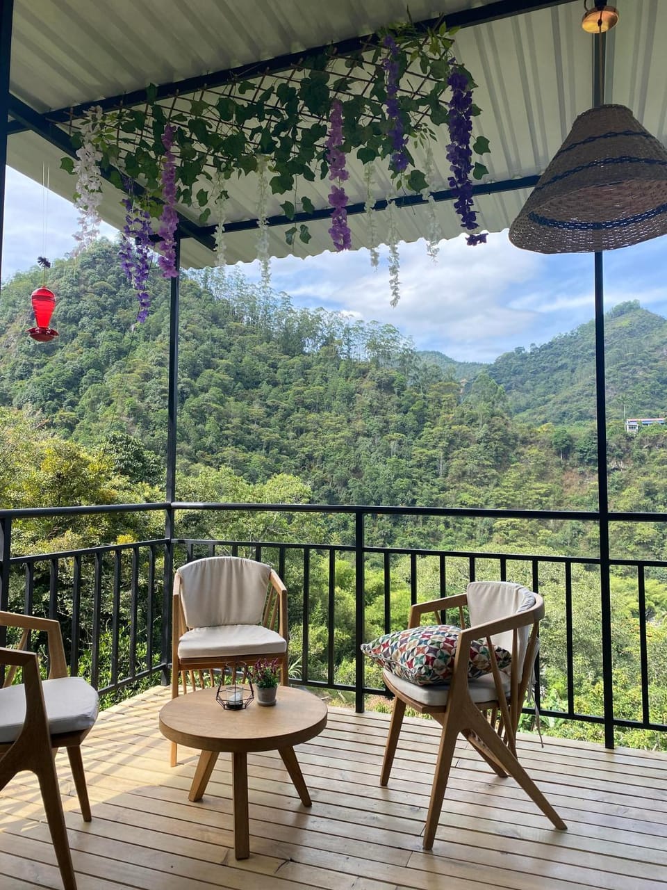 Natural landscape, Balcony/Terrace, Mountain view