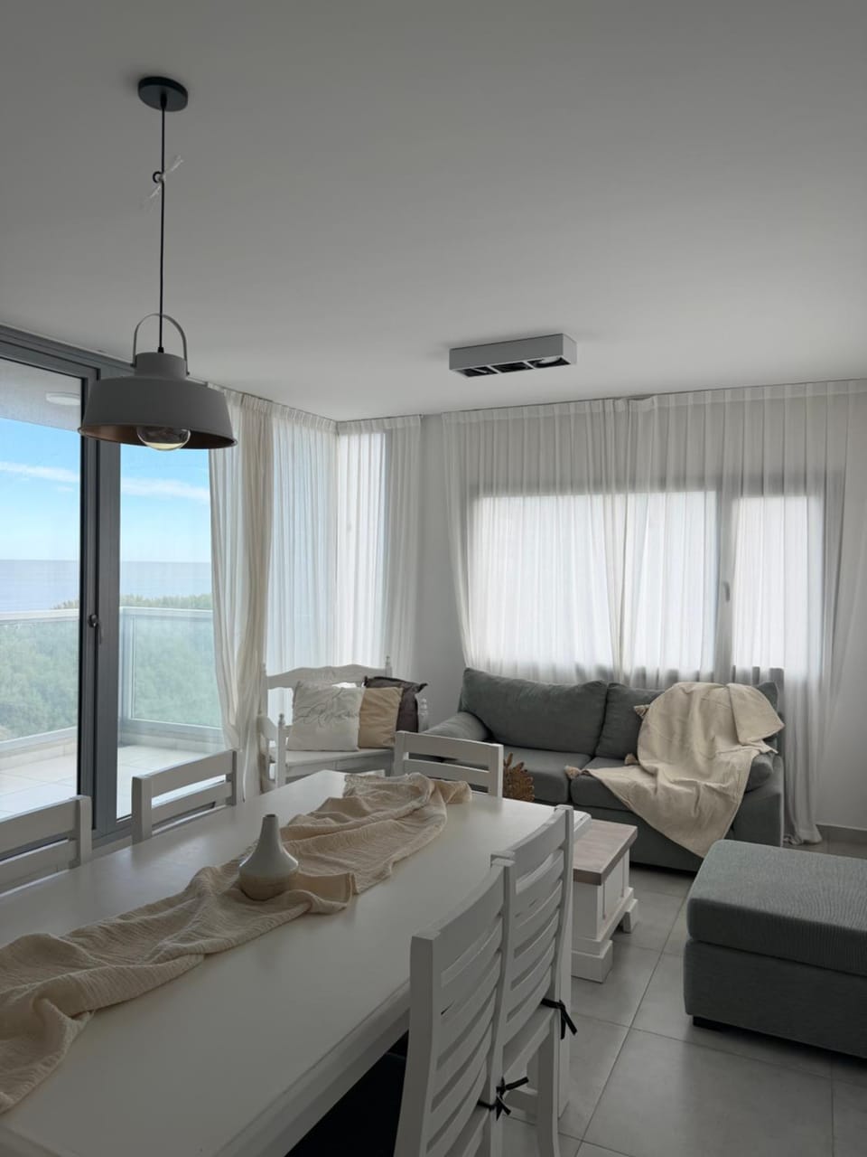 Living room, Dining area, Sea view