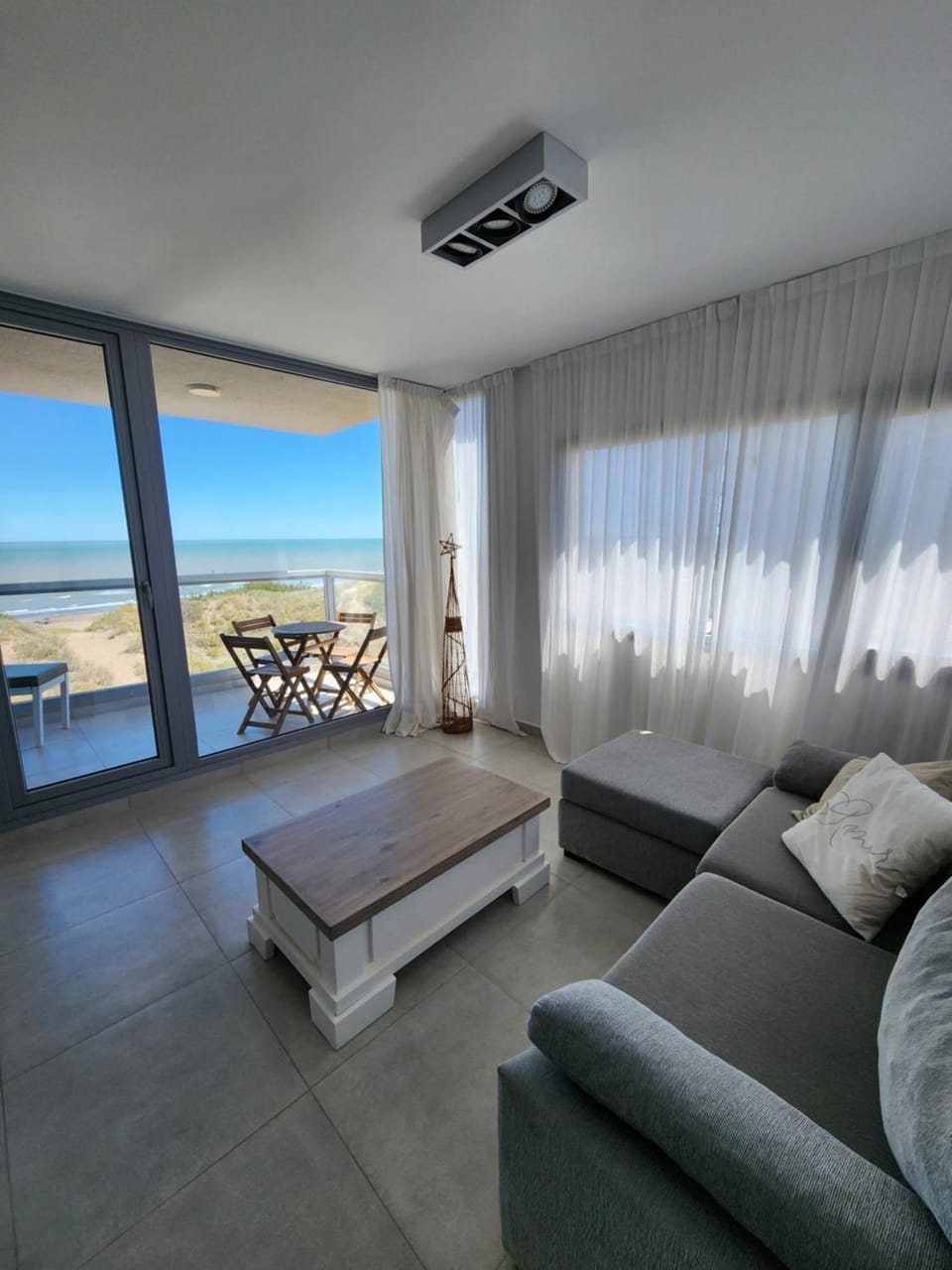 Natural landscape, Balcony/Terrace, Living room, Sea view