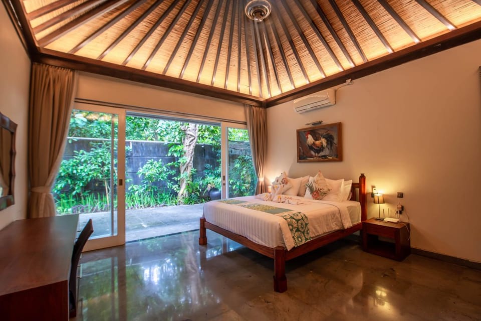 Bed, Bedroom, air conditioner