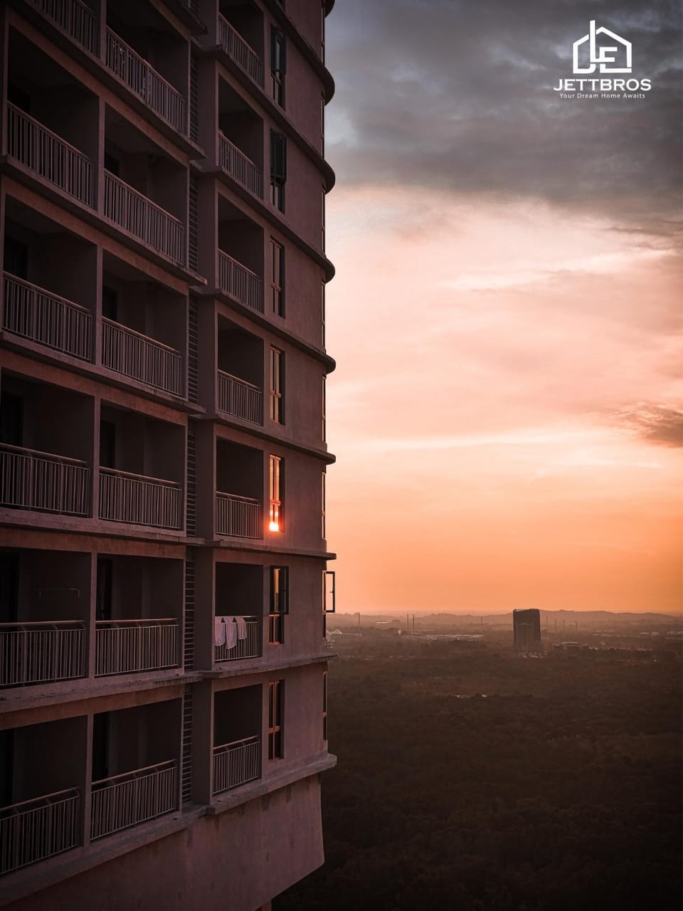 Property building, Day, Natural landscape, Sunset