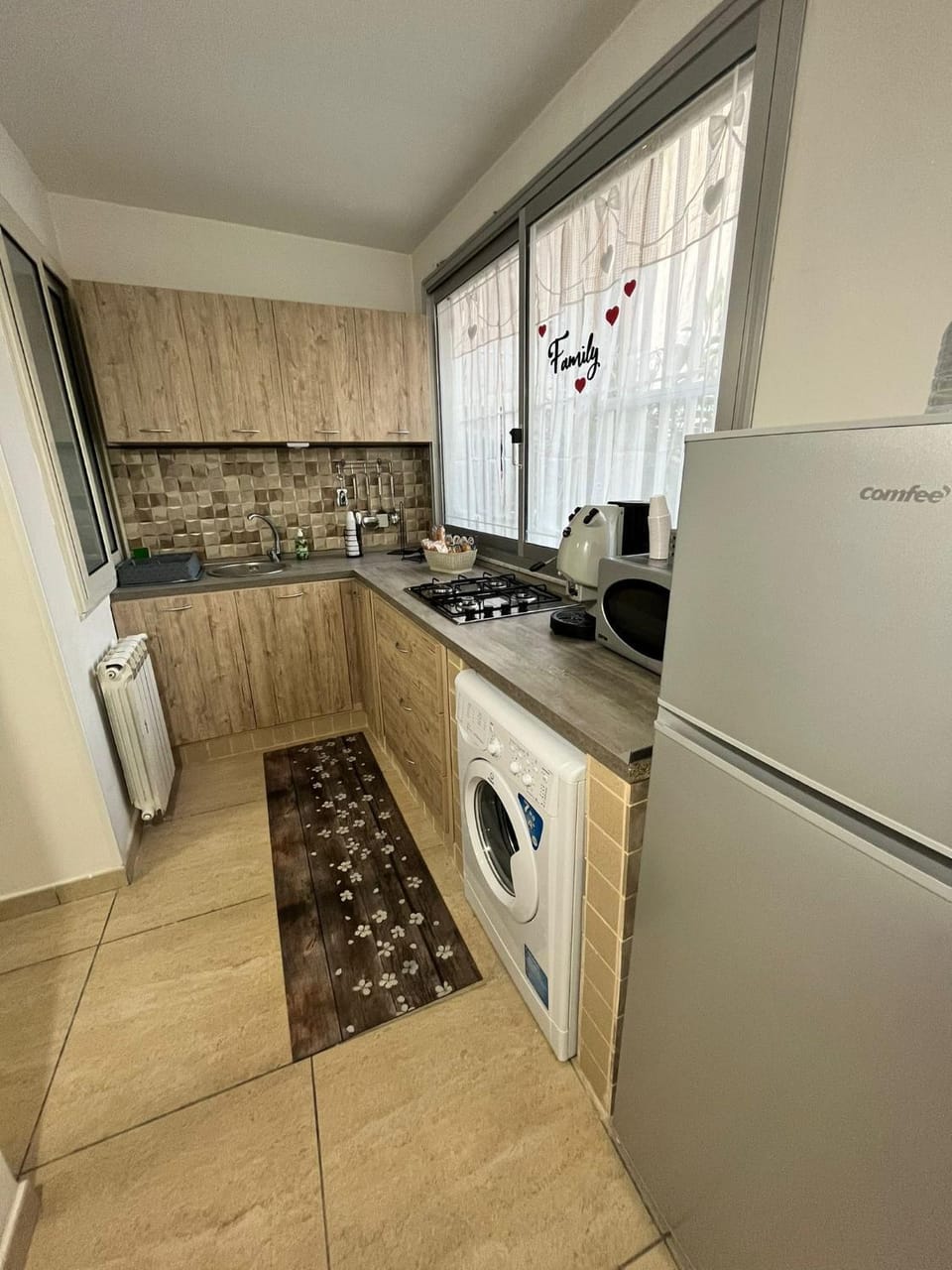 minibar, oven, stove, washing machine