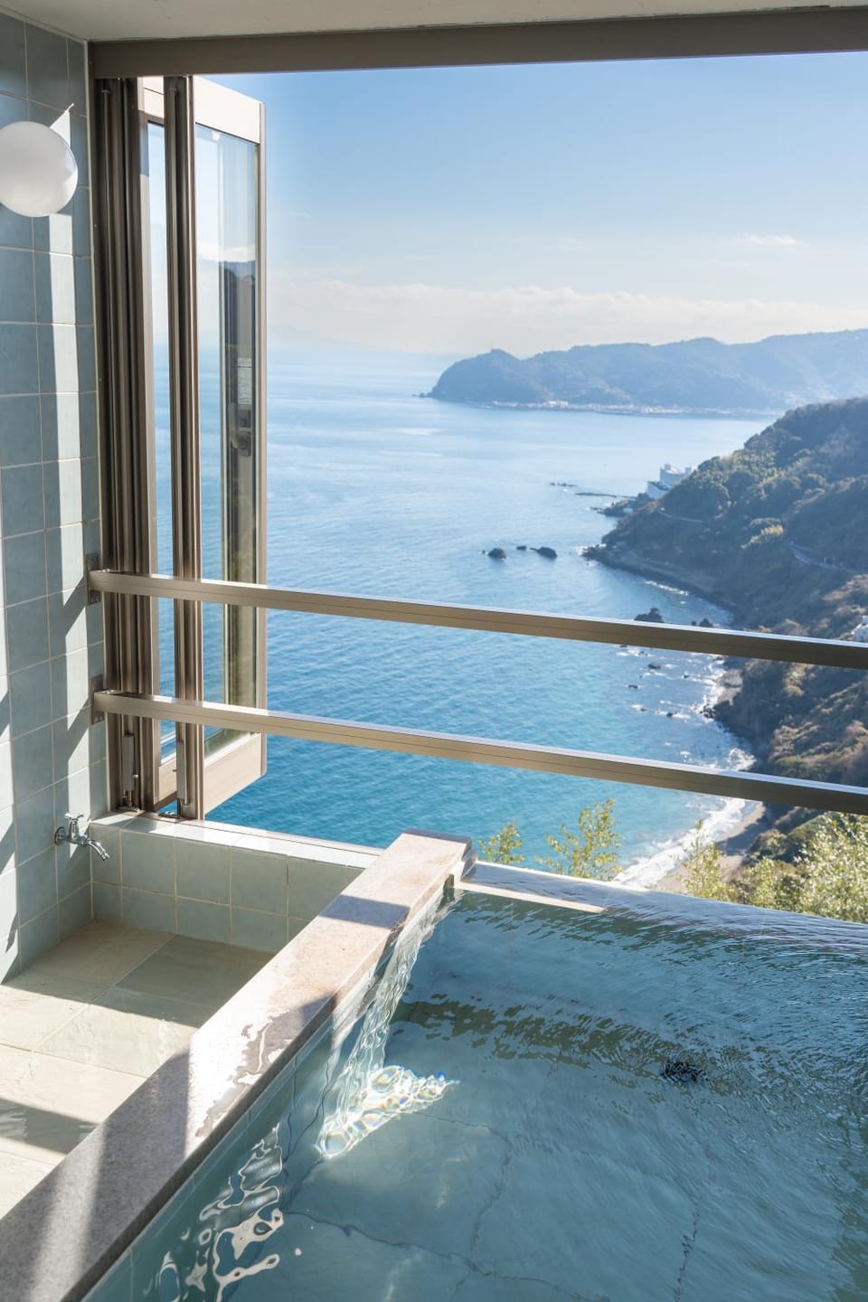 Hot Spring Bath, Hot Tub, View (from property/room), Bedroom, Mountain view, Sea view