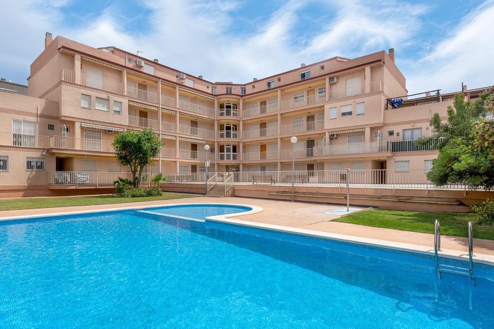 Property building, Living room, Swimming pool