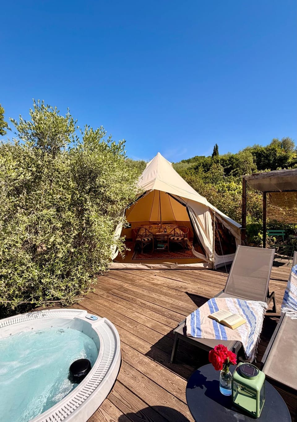 Stecadó Glamping Luxury tent in Liguria