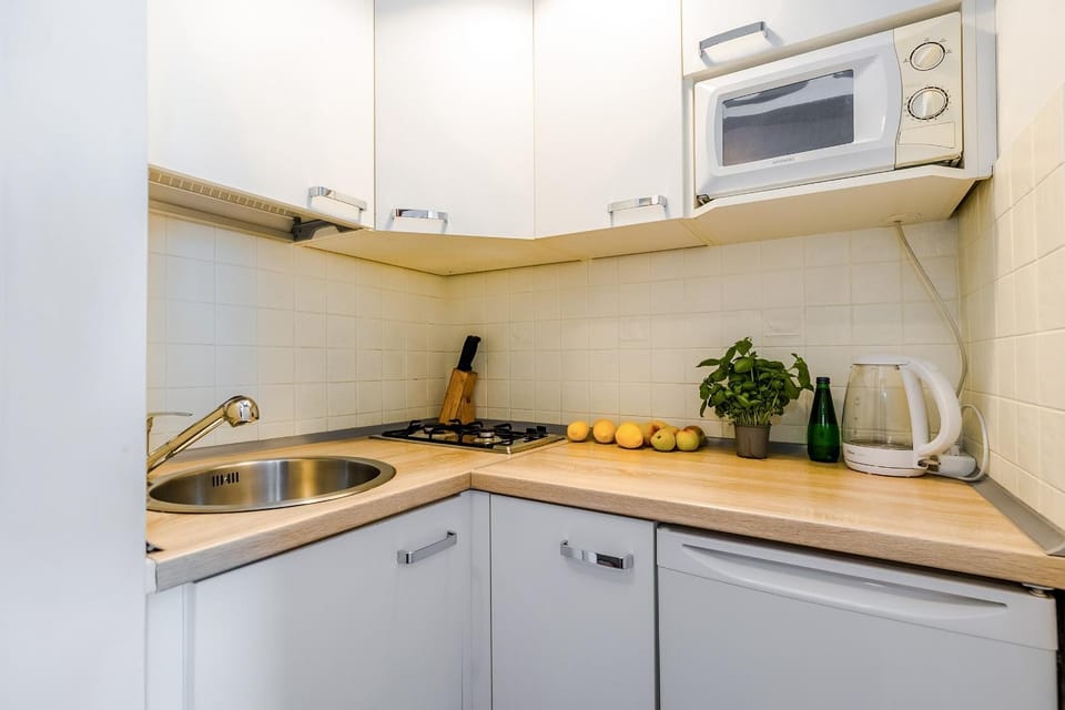 Coffee/tea facilities, Kitchen or kitchenette, minibar, stove