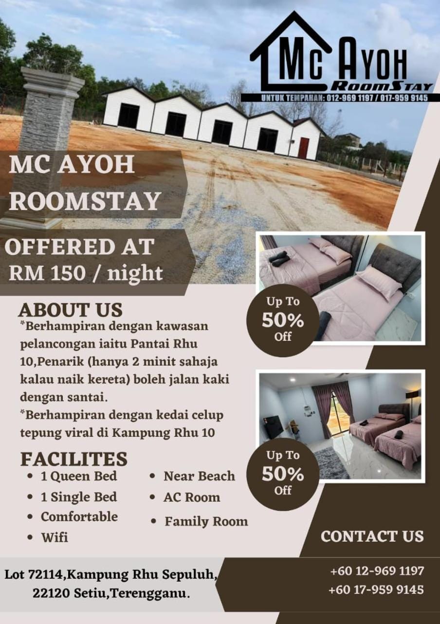 Roomstay McAyoh Self Check In Concept Capsule hotel in Terengganu, Malaysia
